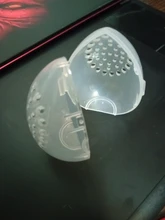 Soporte de esponja de belleza estuche de almacenamiento, maquillaje, licuadora, soporte para esponjas, vacío, cosmético, en forma de huevo, transparente, caja de secado 2020, 1 ud.