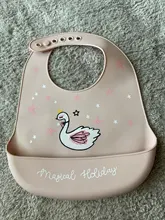 Baberos para bebé, impermeable, alimentación de silicona, toalla para Saliva, delantales de dibujos animados para recién nacidos, baberos, baberos, Baberos ajustables, paños para eructar