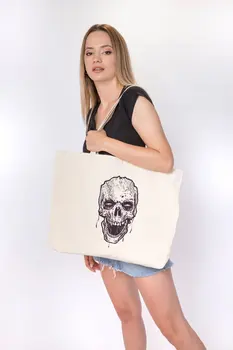 Angemiel Bag Large Linear Wild Skull And Crossbones Shopping Beach Tote Bag
Angemiel Bag Large Linear Wild Skull And Crossbones Shopping Beach Tote Bag