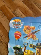 Rompecabezas de madera de la patrulla canina para niños, juguete educativo de aprendizaje temprano para regalo de Navidad