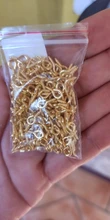 Accesorios de joyería para hacer joyas, mini alfileres con ojales pequeños, 200 unidades, ganchos con ojal, ojales, tornillo roscado, cierres dorados, DIY