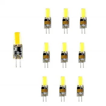 Lámpara Bombilla LED G4 LED Cob 12V CD 6500 K luz fría 3 W, Equivalentes a 20W Halógena (10-Unidades) 6354
Lámpara Bombilla LED G4 LED Cob 12V CD 6500 K luz fría 3 W, Equivalentes a 20W Halógena (10-Unidades) 6354