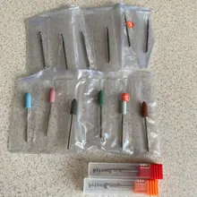 HYTOOS 6 unids/set del clavo de silicona brocas 3/32 Rotary Burr manicura Bits accesorios de taladro Dental y pedicura herramientas de pulido