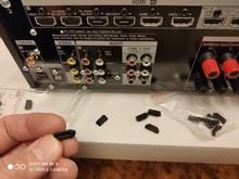 Cubierta protectora de goma compatible con HDMI, tapa antipolvo para conector compatible con HDMI, 10 unids/lote