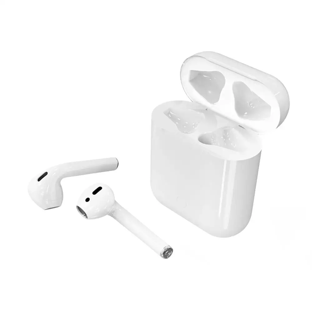 White i9 touch version Wireless stereo Bluetooth 5.0 headset with Dual Microphone with charging compartment for Sport Gaming
White i9 touch version Wireless stereo Bluetooth 5.0 headset with Dual Microphone with charging compartment for Sport Gaming