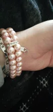 Reloj de cristal para mujer, pulsera de cuarzo con cadena de perlas, modelos, femenino