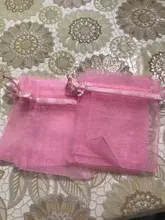 Bolsas con cordón de empaquetado de Organza para joyería, bolsitas para joyería DIY, regalo de boda, 10 Uds., 7x 9/9x12cm