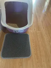 Pet Cat Litter Mat Double Layer Waterproof Litter Cat Pads For Cats House Clean Super