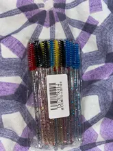 Pinceles para rímel desechables, varitas aplicadores con cepillo redondeado para maquillaje y extensiones de pestañas, pinceles cosméticos, accesorios de maquillaje