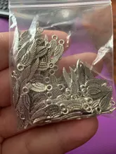 100 Uds Charms alas de Ángel 19x5mm hecho a mano artesanía Fabricación de colgantes fit,Vintage bronce tibetano color plata, DIY para pulsera collar