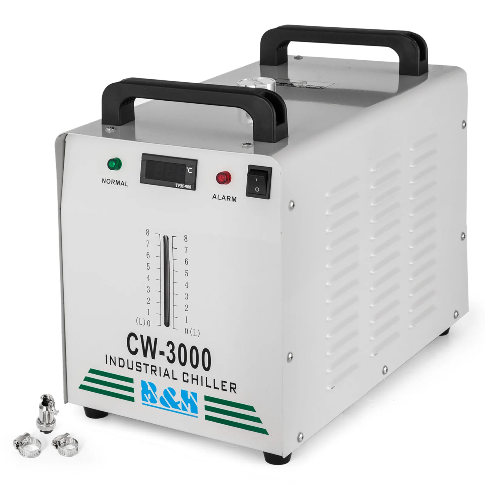 Фото Промышленный охладитель воды CW-3000 50 Вт/℃ CNC лазерный гравер CO2 стеклянная трубка