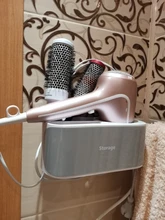 Holder Rack-Stand Storage-Racks Comb Hair-Dryer Suction-Cup Bathroom-Supplies Wall-Mounted