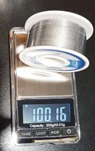 Rollo de alambre de estaño para soldar colofonia de Plomo Fundido, 0,8mm, 1,0mm, 20g, 50g, 100g