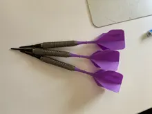 Cyelife-Juego de dardos de punta suave profesional, 14g, con colas unidos, para diana electrónica