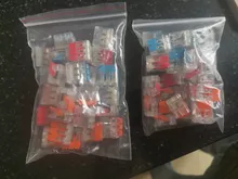 Tuercas de palanca (30 y 50 unidades)-3 conectores de empalme compactos de nuevo estilo conectores de cable de desconexión rápida AWG 24-12