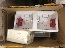 2-Gang Dry-Lining-Box Switch-Box Cassette Gypsum-Board Wall-Socket Coswall Plasterboad-Drywall