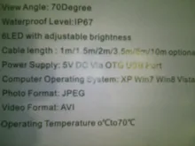 Cámara endoscópica Flexible de 8mm y 10M, impermeable IP67, Micro boroscopio de inspección USB, para Android, PC, Notebook, 8LED, ajustable