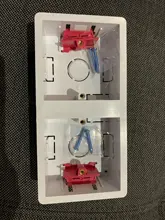 2-Gang Dry-Lining-Box Switch-Box Cassette Gypsum-Board Wall-Socket Coswall Plasterboad-Drywall