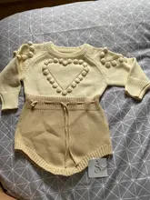 Conjunto de ropa para niñas pequeñas, Pelele de punto, cárdigan para niños pequeños recién nacidos, suéter de algodón, otoño