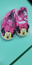 Minnie mouse de Disney Primavera y novedad de verano 0-1 bebé cuna zapatos de fondo suave de dibujos animados princesa bebé niña zapatos de bebé