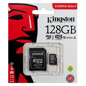 Micro SD Memory Card with Adaptor Kingston SDCS2 100 MB/s exFAT
Micro SD Memory Card with Adaptor Kingston SDCS2 100 MB/s exFAT
