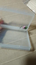 Caja de almacenamiento clara de 10/20/30 ranuras acrílicas para broca de uñas, contenedor con soporte para limas, accesorios para uñas