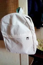 Mochila escolar a la moda para mujer, morral de viaje de tela suave, bolsa de libros de pana para adolescentes, Bolso pequeño libro a rayas, 2021