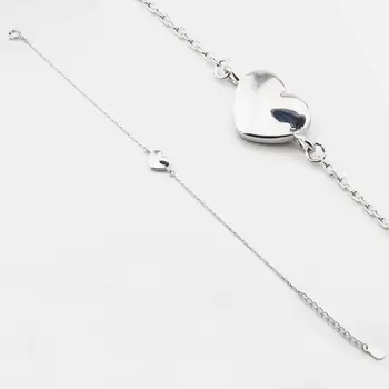 925 Sterling Silver Heart Women Bracelet
925 Sterling Silver Heart Women Bracelet