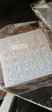 Ornament Keychain Silica-Gel Resin Mould Alphabet Number-Molds Casting-Tools Epoxy DIY