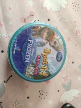 Juego de mesa de Frozen Spot it y dobble para niños, cartas de punto para Dobbles, ir de acampada, caja de lata de Metal, juguetes, novedad