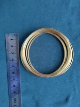 Lote de 100 unidades de cuentas de alambre de acero con memoria de 0,6mm, accesorios para fabricación de pulseras