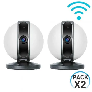 Pack 2 360 ° motorized WiFi smart security cameras via Smartphone/APP 7hSevenOn Home
Pack 2 360 ° motorized WiFi smart security cameras via Smartphone/APP 7hSevenOn Home