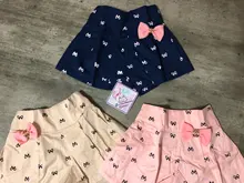 Pantalones cortos de princesa con lazo para niñas, moda para chicas, ropa de flores, verano, 2020