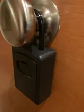 ORIA de 4 dígitos combinación montado en la pared clave segura de almacenamiento de caja de Keybox clave de almacenamiento caja cubierta impermeable para el hogar al aire libre uso