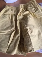 Pantalones cortos de cintura media para mujer, shorts femeninos informales de algodón y lino, disponible en talla grande, a la moda, 2020