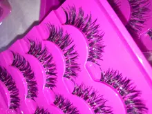 Pestañas postizas largas y naturales para mujer, extensión de pestañas postizas gruesas hechas a mano, accesorios de maquillaje de belleza, 5 pares