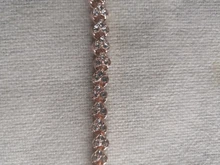 Pulsera de oro rosa de Color plateado para mujer, colgante de corazón de cristal, pulsera de mujer, joyería fina de Boda nupcial, regalo