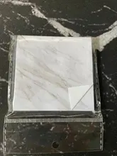 Bloc de notas autoadhesivo de Color Mármol, marcador de notas adhesivo de estilo de piedra, suministro de papelería para escuela y oficina, 1 unidad