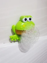 Cangrejo de burbuja musical juguetes bebe juguetes baño  juguetes para niños Piscina bañera jabón automático de la máquina de los cangrejos Rana burbuja Automático de música de la máquina tiktok Venta caliente Estilo