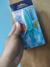 KOKUYO-cuchillo de resina de colores claros, tijeras de caramelo, Utilidad de seguridad, artículos de papelería para estudiantes kawaii, Japón, 1 ud.