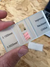 Cámara de conteo Neubauer para el conteo de células de la sangre, dispositivo para el conteo de hemocitómetro, instrumentos experimentales mejorados