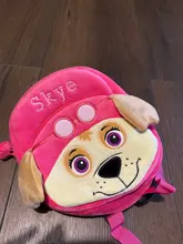 Mochila De felpa de la patrulla canina para niños, morral de felpa con ilustración de personajes de dibujos animados Marshall, bolso escolar para guardería, regalo para niños