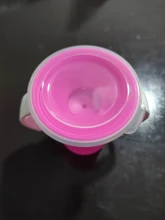 Taza giratoria de 360 grados para bebé, taza para aprender a beber con doble ASA, tapa abatible a prueba de fugas, vasos de agua para niños, botella sin BPA con tapa
