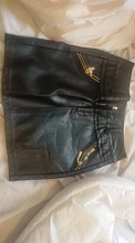 2017 New large size skirt thin bag hip small package PU leather skirt DQ266