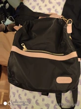 Mochila de viaje para mujer, bolsa de viaje antirrobo, de tela Oxford, negra