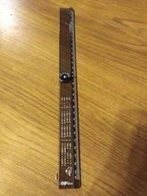 DELI-Regla plegable para niños, artículo de papelería, bonita regla de estudiante, 30cm, EG01102