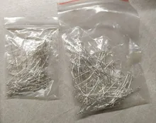 100 Uds Pines de Metal Búsqueda de joyería hacer componentes de muchos estilos Headpins Eyepins Ballpins para DIY pulseras de perlas