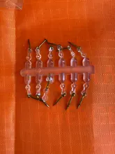 Accesorios de pesca de carpa con púas de cebo de Metal, 12 Uds., Pin de Boilies de picado con cebo de goma transparente de maíz, aparejo carpa de pelo, aparejo alimentador