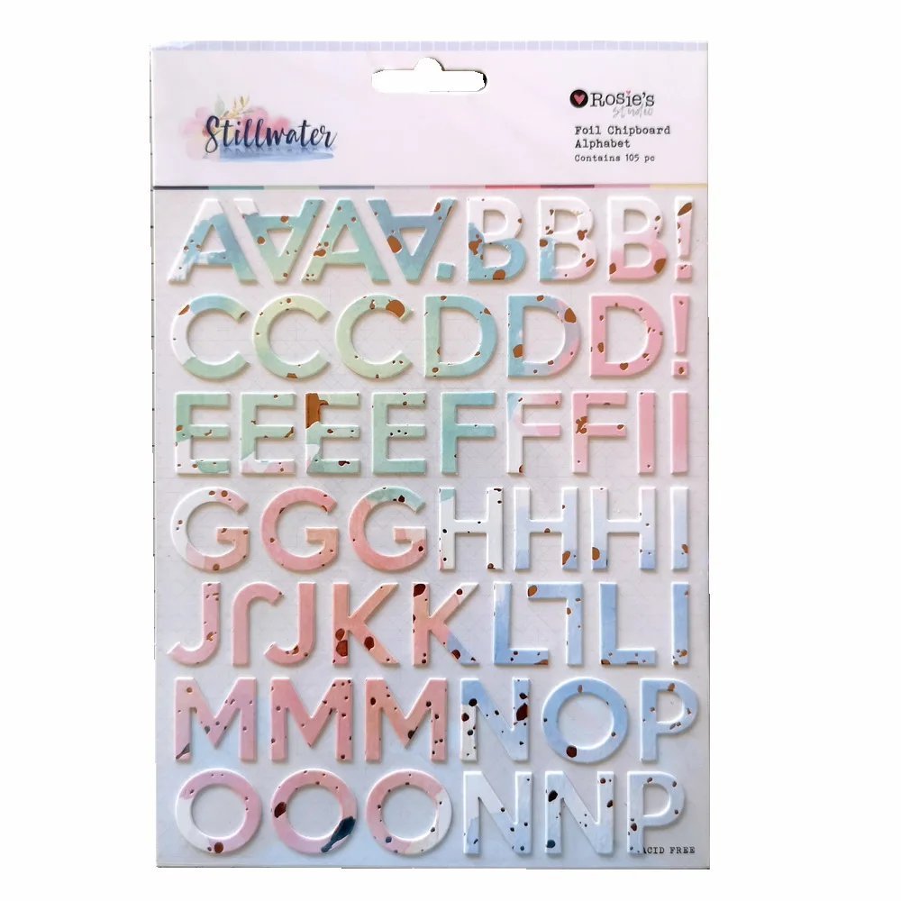 CRZCrafter Chipboard Alphabets Stickers Foil Design Scrapbooking Card making Journal Self adhesive embellishments decoration
CRZCrafter Chipboard Alphabets Stickers Foil Design Scrapbooking Card making Journal Self adhesive embellishments decoration