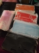 Mascarilla desechable no tejida de 3 capas, máscara protectora transpirable, anticontaminación, 10/50/100 Uds.